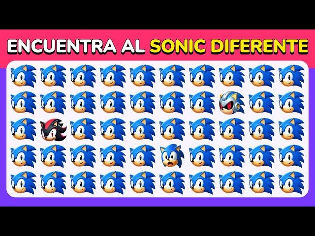 Encuentra el Emoji Diferente - Edición de Sonic the Hedgehog  | 30 Niveles Épicos