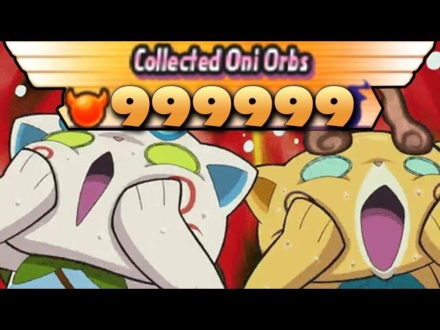 3 BEST Ways How To Farm & Grind INFINITE ONI ORBS in Yo-kai Watch Blasters EASY!