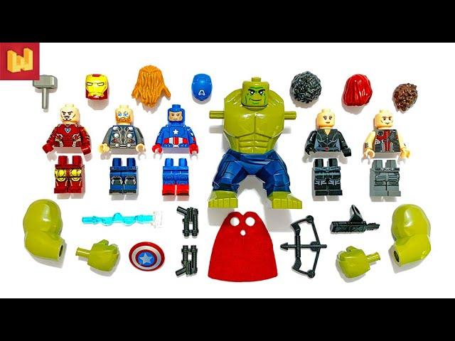 LEGO The Avengers Sets | Iron Man | Thor | Captain America| Hulk | Black Widow | Hawkeye