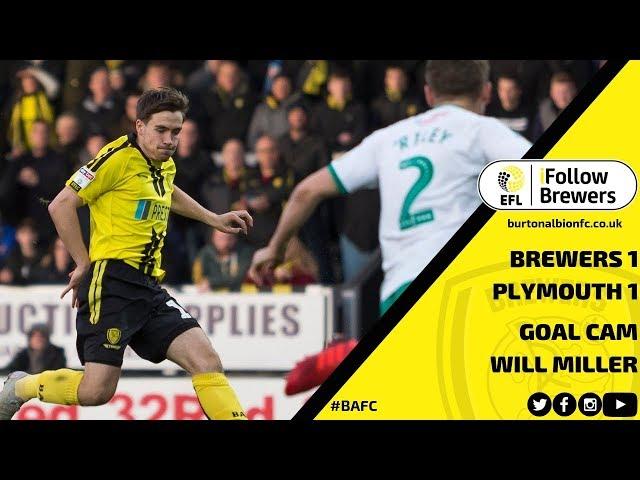 GOAL CAM | Will Miller v Plymouth Argyle