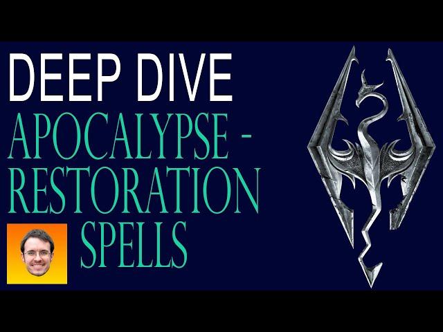 EVERY RESTORATION SPELL in the APOCALYPSE Skyrim Spell Mod!