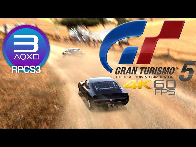 RPCS3 0.0.14 | Gran Turismo 5 4K 60FPS UHD | PS3 Emulator Gameplay