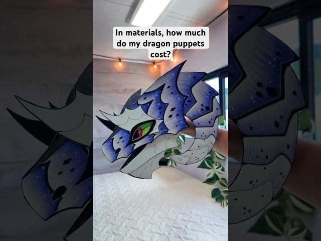 How Much Do my Dragon Puppets Cost? #dragonpuppets #paperdragon