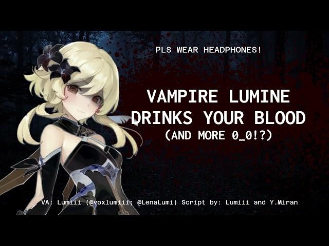 T/W!! [ASMR][F4A] Vampire GF Lumine Drinks Your Blood - Halloween Special!