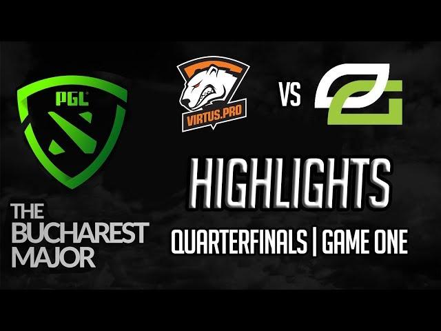 Dota 2 Bucharest Major QUARTERFINAL Highlights | Virtus.pro vs OpTic.Gaming | Game 1 | Mar 10/2018