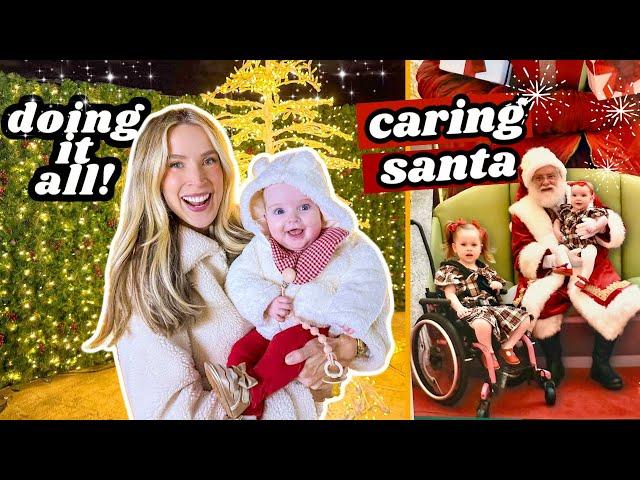 very special santa visit + christmas lights takeover (finally)  VLOG