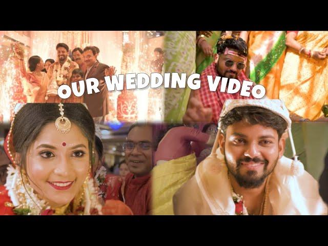 OUR WEDDING VIDEO (FULL) ️ #wedding #bengaliwedding #bengalivloggers #firstestfirst #trending