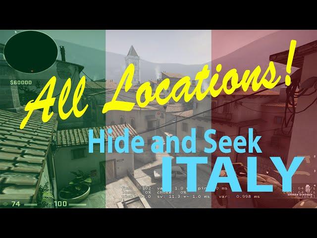 CS:GO Hide & Seek Italy All Locations, Secrets, and Hidden Areas!