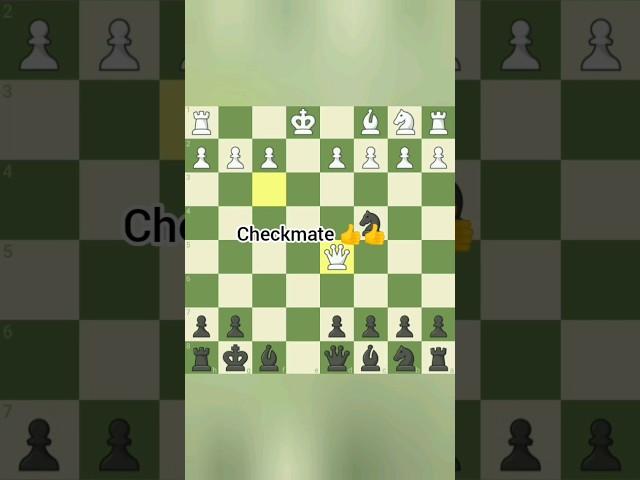 A chess trap where 99% people will fall #shorts #chess #checkmate #chessmaster #chesstraps