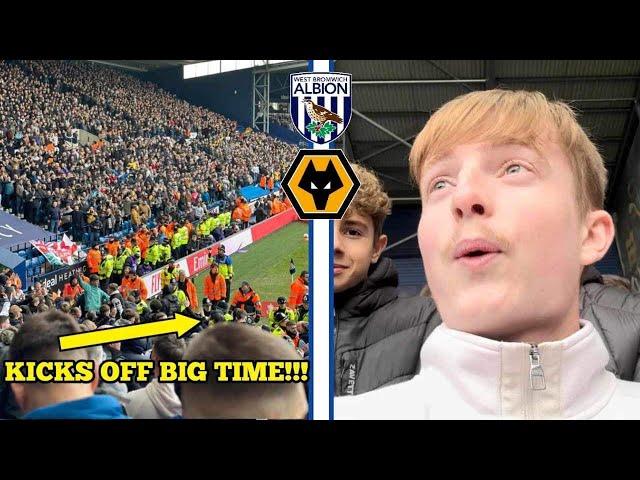 MATCH ABANDONED FOR 40 MINUTES AS WOLVES BEAT WEST BROM IN HEATED DERBY | WEST BROM V WOLVES VLOG!!!