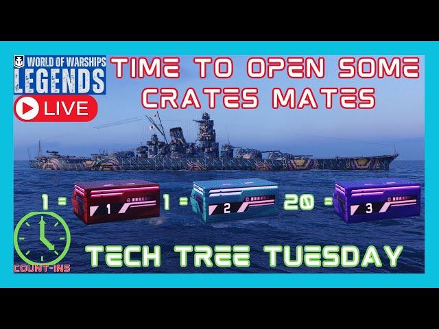 World of Warships:Legends - Tech Tree Tuesday! 22 Spectral Vault need opening! #Count-ins