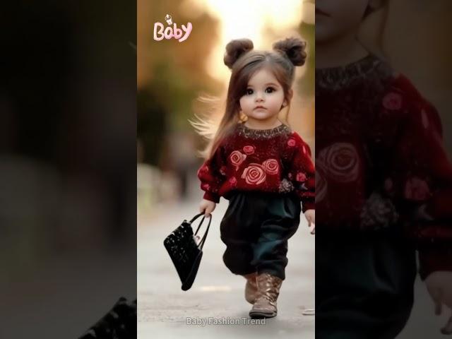 Baby Fashion Show: Cute & Stylish Outfits for Moms️ #shorts #cutebaby #trendingshorts #baby #cute