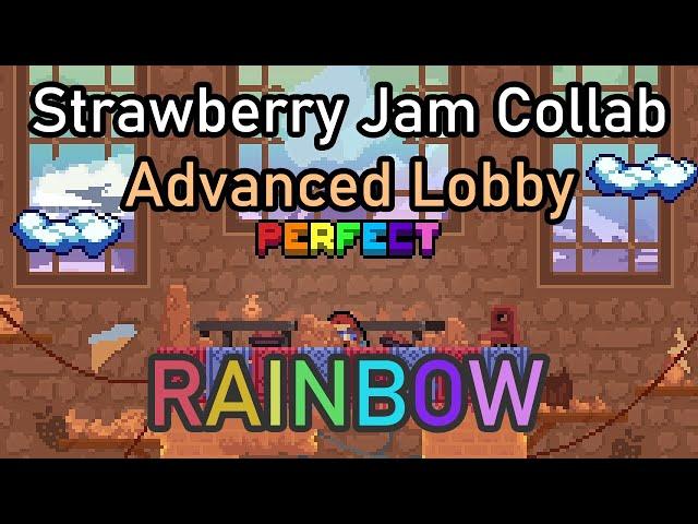 Strawberry Jam Collab Advanced Lobby All Maps Full Clear Silver + Golden + Rainbow Berry