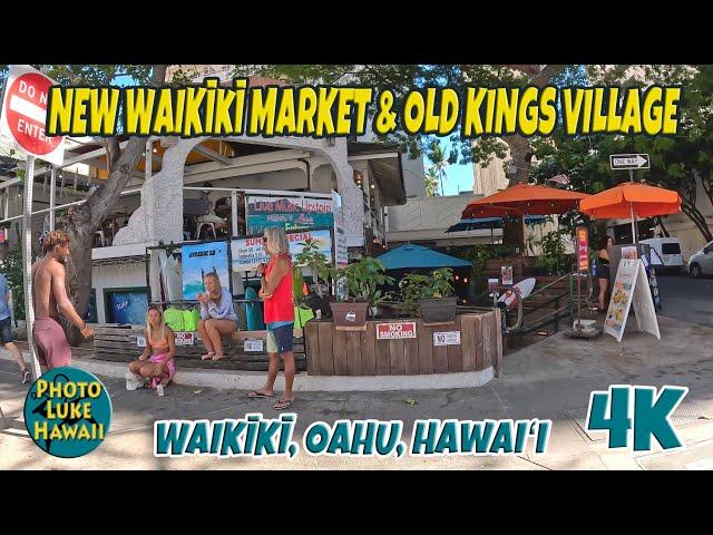 Waikiki Walk New Waikiki Market Old Kings Village January 2, 2023 Oahu Hawaii