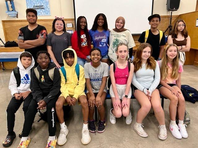 West Middle School Student Leaders Guide Peers in Building Community