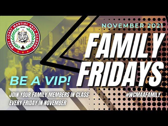 WCMAA Family Fridays // November 2021