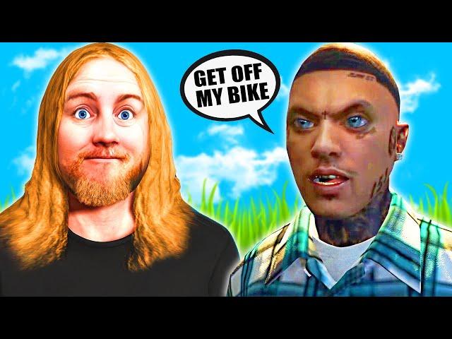 TROLLING A SALTY BIKER GANG... GTA 5 RP