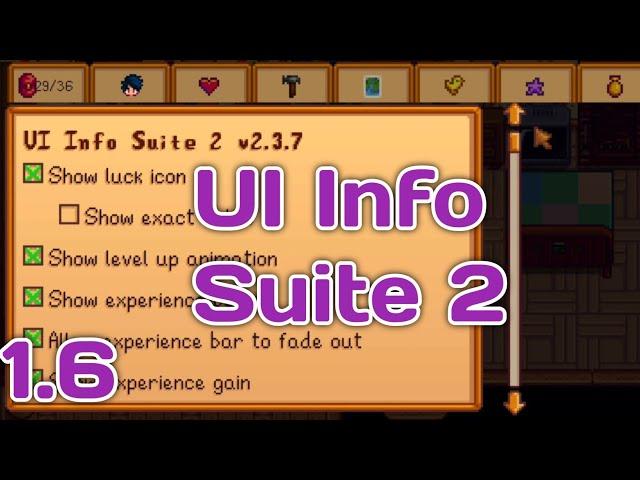 UI INFO SUITE 2 •|• STARDEW VALLEY MOBILE MOD 1.6