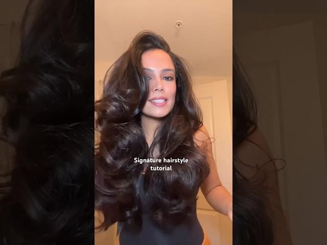 This is my signature hairstyle  big loose curls tutorial | Victoria’s Secret bombshell hair