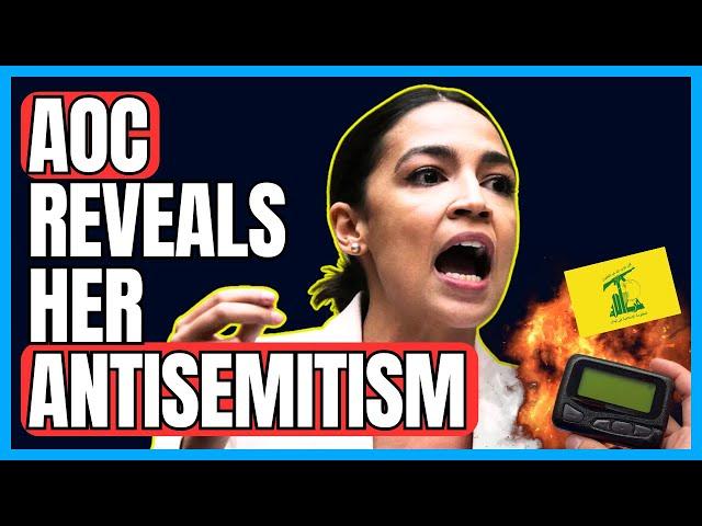 AOC Condemns Israel Attack On Hezbollah TERRORISTS?! 