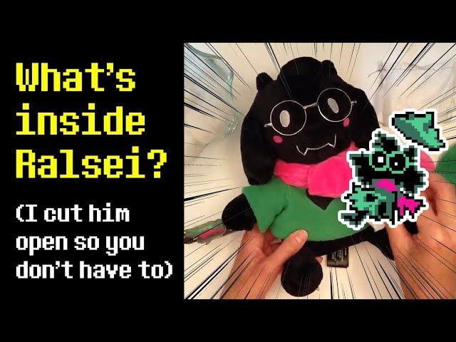 I cut open my Ralsei plushie so you don't have to.