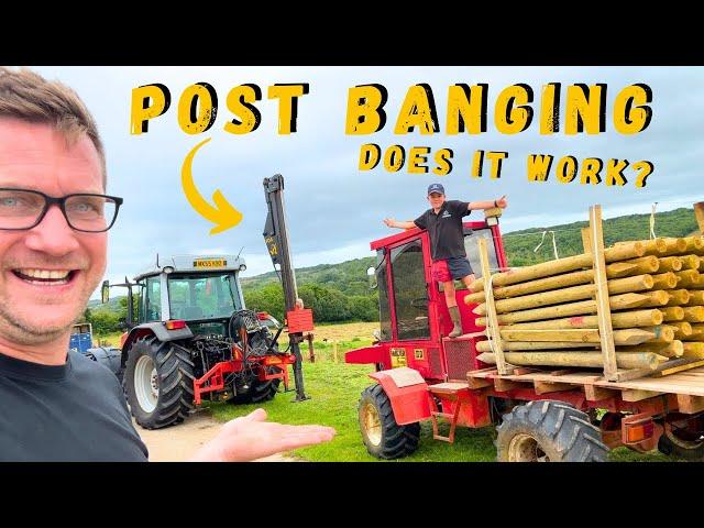 It’s Time to Test Our Quantock Post Banger - Do our mods work? Farm Fencing!