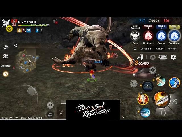 Blade Dancer Gameplay in Whirlwind valley#2 Blade and Soul Revolution