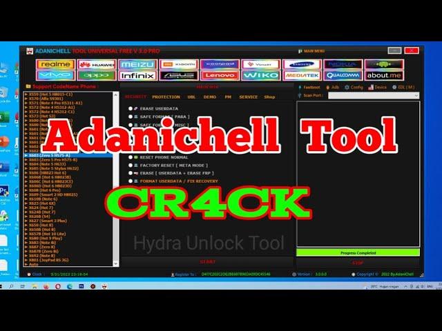 Adanichell Tool Cr4ck 2023 Perbaiki Xiaomi OPPO REALME VIVO SAMSUNG INFINIX NOKIA Semua Masalah