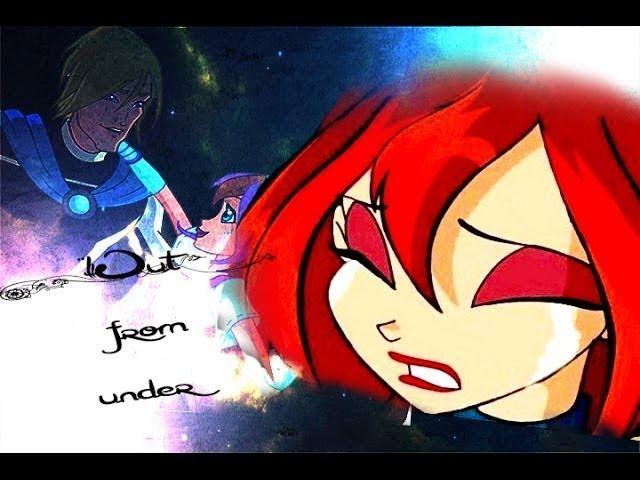 { Winx } Блум и Скай [ Он забыл её ] Out from under | Грустный и милый клип