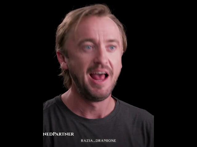 can't believe he still remembers #harrypotter #dramione#tomfelton