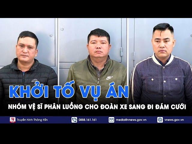 Mới nhất vụ nhóm vệ sĩ phân luồng cho đoàn xe sang đi đám cưới: Công an Thanh Hoá khởi tố vụ án