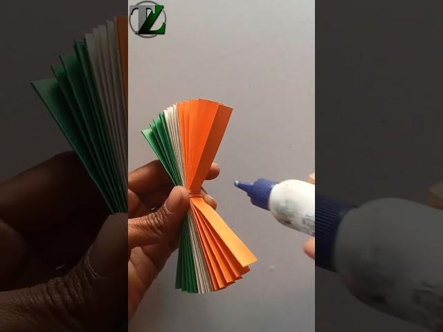 Republic Day Craft Idea #shorts #papercraft #shortsvideo