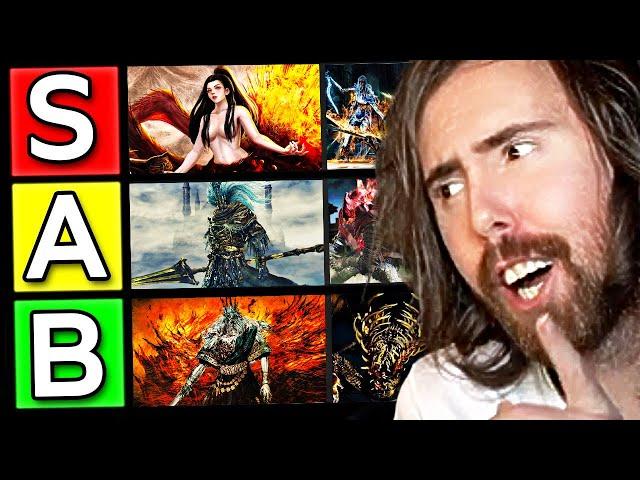 Asmongold Ranks ALL Soulsborne Bosses BEST To WORST | Tier List