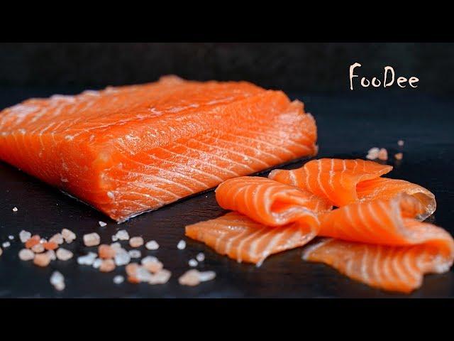 The fish is tender as butter! How delicious to salt fish at home - Salted salmon (trout)