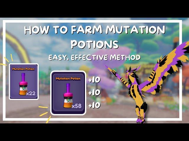 How to farm lots of MUTATION POTIONS! | Dragon Adventures Roblox