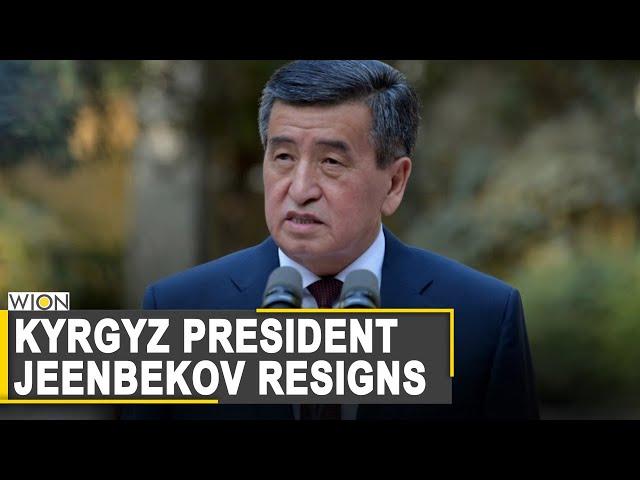 News Alert: Kyrgyzstan president Jeenbekov resigns after unrest | World News