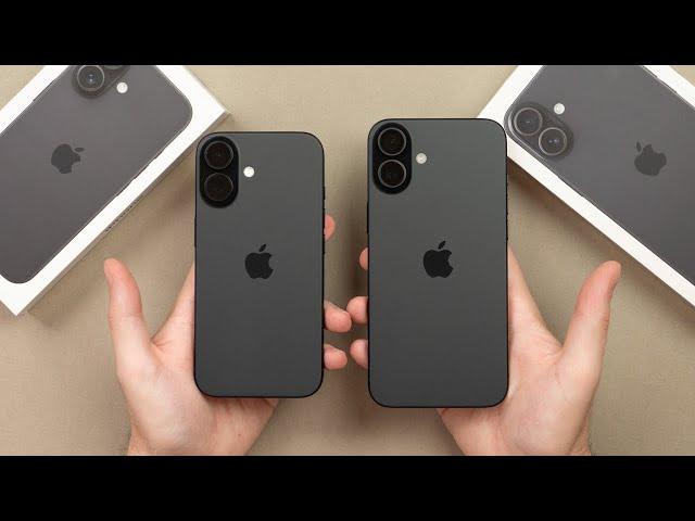 iPhone 16 & 16 Plus | Black - Unboxing & Impressions (with 15 & 15 Plus Comparison)