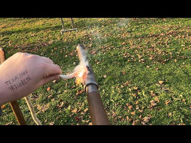 Medieval Handgonne (repro) POV firing