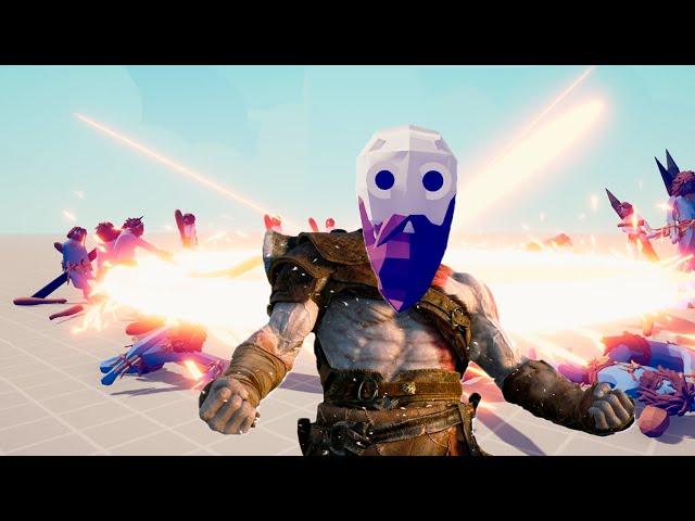 KRATOS ( GOD OF WAR ) VS EVERY TEAM - Totally Accurate Battle Simulator TABS