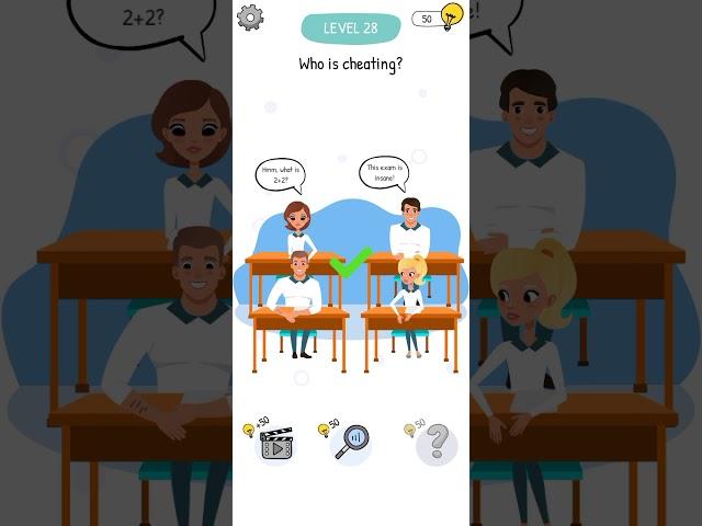 Who is cheating, Who is game, level-28
