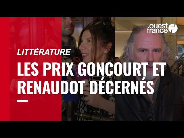 Littérature : les prix Goncourt et Renaudot 2022 ont été attribués