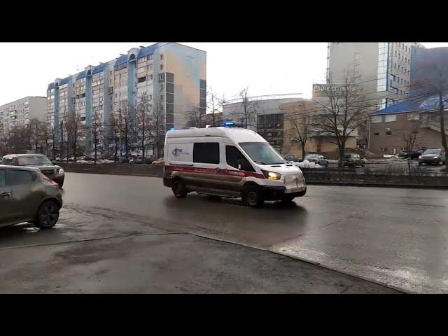 Russian Ambulance Responding With Hi-Lo Siren