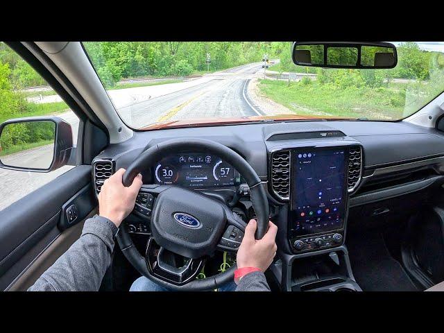 2024 Ford Ranger - POV First Drive (Binaural Audio)