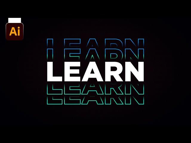 Typography in Adobe Illustrator | Typography design | Text Effect | Illustrator Tutorials