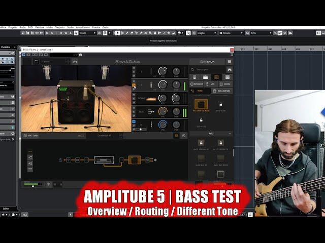 Amplitube 5 by IK Multimedia | Worflow and sound test for Bass Players | 1st look | 1st Impressions