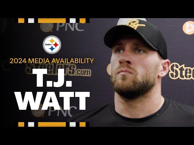 T.J. Watt Media Availability (Oct. 26) | Pittsburgh Steelers