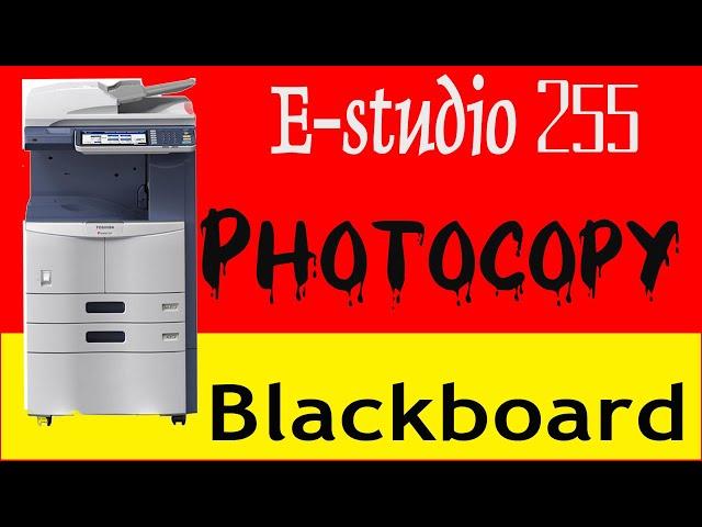 E-Studio 255 Photocopy