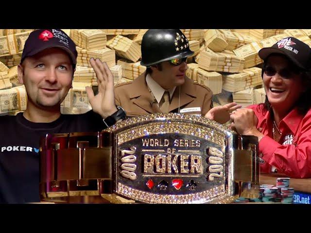 World Series of Poker Main Event 2008 Day 1 with Negreanu, Hellmuth, Scotty Nguyen & Phil Ivey #WSOP