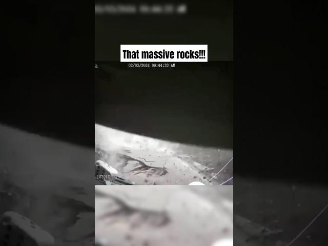 Insane rocks fall from the mountains!!!