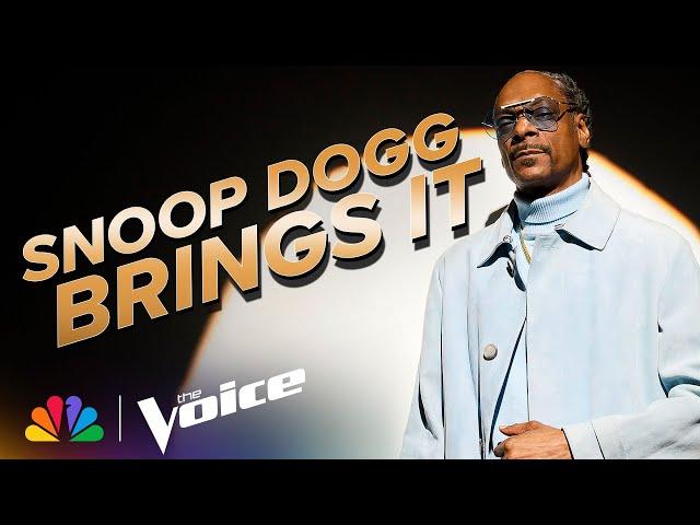 Coach Snoop Dogg's Huge Heart Has Everyone Falling in Love | The Voice | NBC